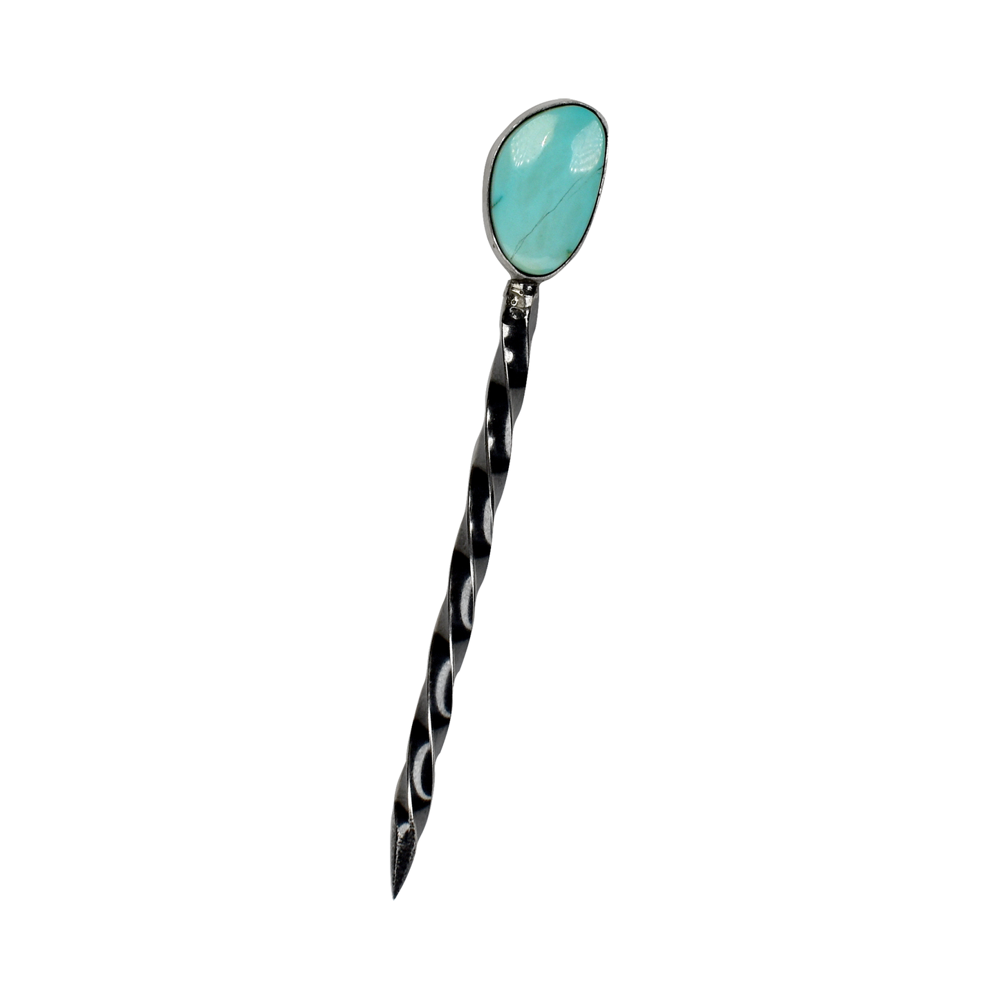 Hallett Peak Twisted Oval Royston Turquoise Magnetic Toothpick