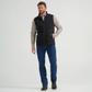 Wrangler Men's George Strait Zip Front Solid Knit Vest