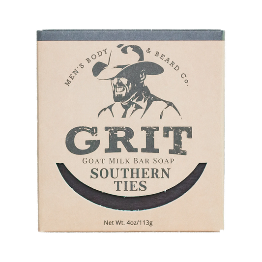 Grit Beard Co. Goat Milk Bar Soap - Southern Ties