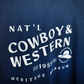 Nat'l Cowboy & Western Heritage Museum Long Sleeved Lightweight Raglan Crewneck - Midnight Navy