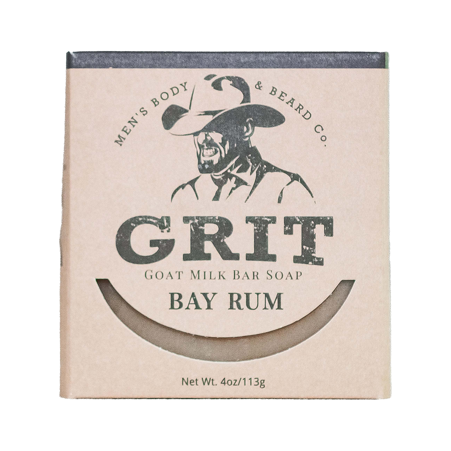 Grit Beard Co. Goat Milk Bar Soap - Bay Rum