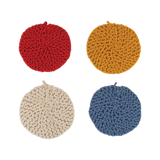 Cotton Crochet Round Pot Holder