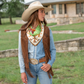 Fringe "Toro Grande" by David Bond Silk Wild Rag