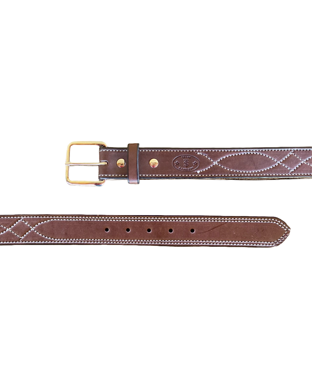 Texas Saddery Gunfighter Leather Belt