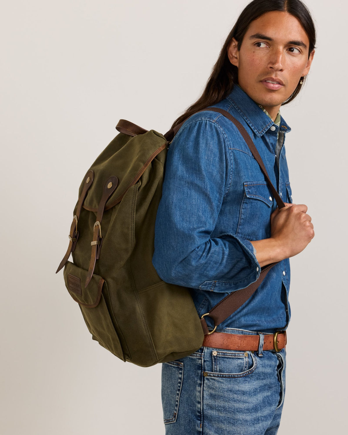 Pendleton Odyssey Waxed Canvas Backpack
