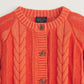 Pendleton Women's Cotton Cable Cardigan - Poppy