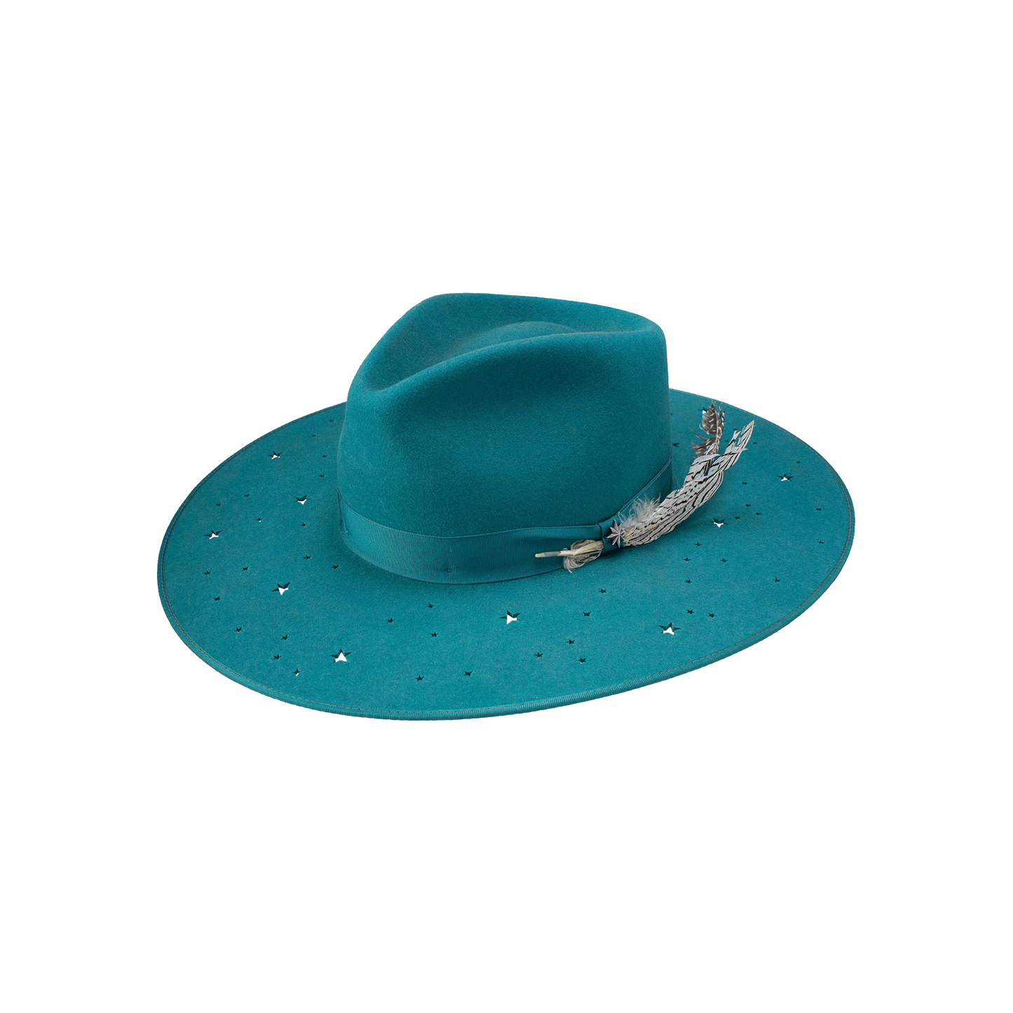 Stetson Night Sky Flat Brim Hat