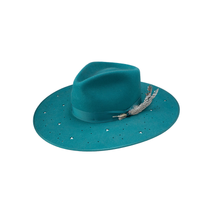 Stetson Night Sky Flat Brim Hat