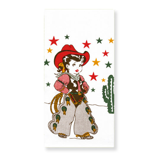 Little Cowgirl Flour Sack Towel