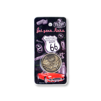 Route 66 Collectible Two-Sided 3D Coin