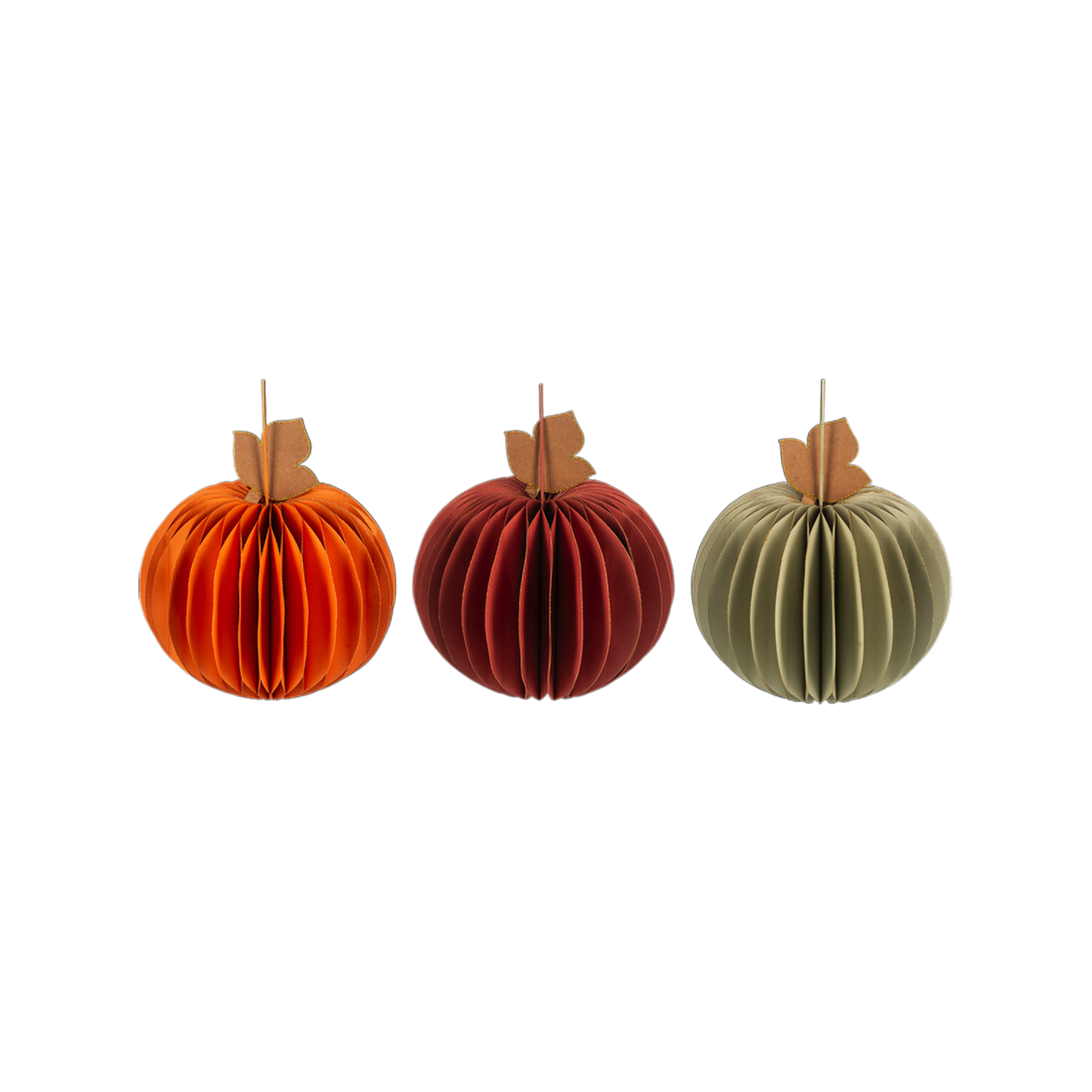 Honeycomb Paper Pumpkin
