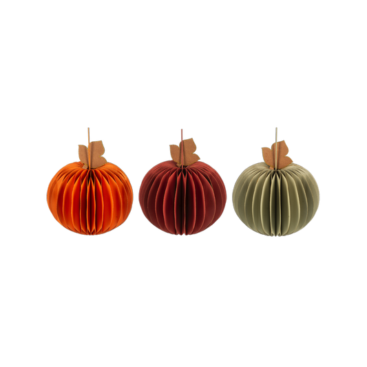 Honeycomb Paper Pumpkin