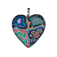 Coreen Cordova Millefiori Heart Polymer Pendant