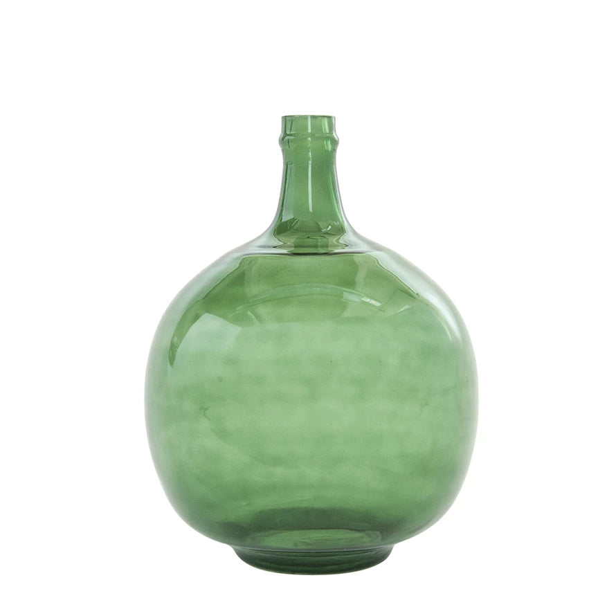 Vintage Glass Bottle - Green