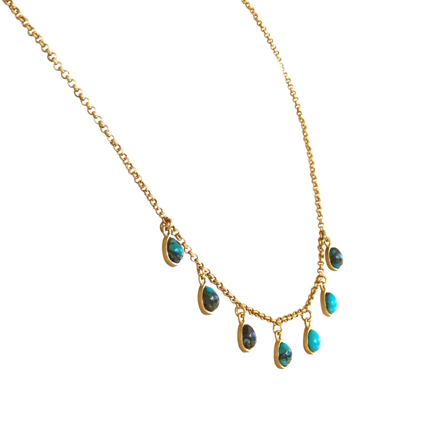 Christina Greene Rise & Shine Collar Necklace - Turquoise