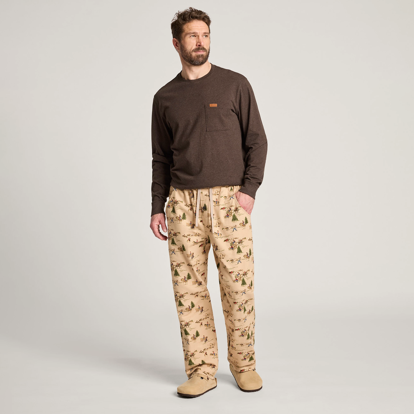 Pendleton Men's Ranch Print Flannel Pajama Pants