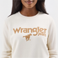 Wrangler Women's Classic Logo Crewneck Pullover - Whisper White