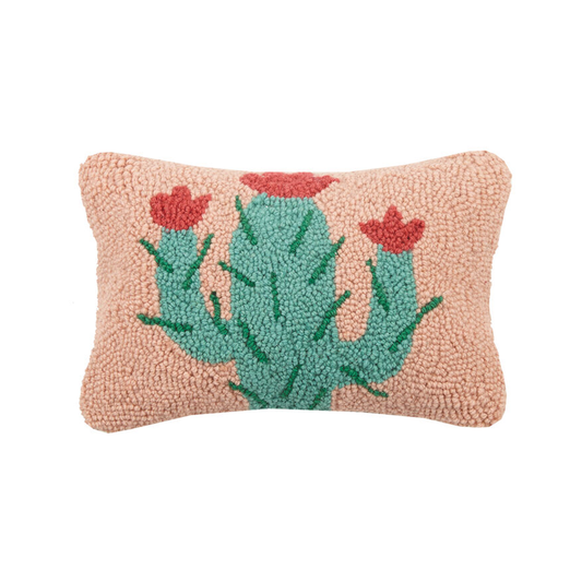Pastel Cactus Hook Pillow