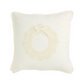 White Christmas Pearl Beaded Pillows