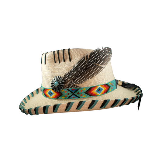 Laura Ingalls Kid Colt Fedora Palm Hat