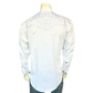 Rockmount Men's Vintage Tooling Embroidered White-on-White Western Shirt