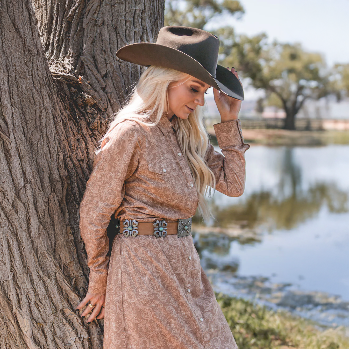Lovlei Ranch Cheyenne Western Pearl Snap Shirt