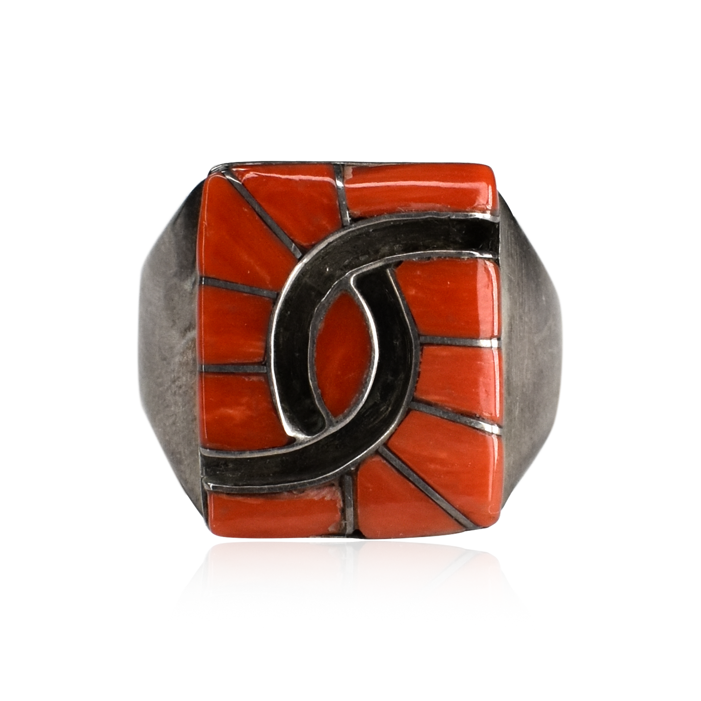 Vintage 1970s Pacific Coral Continuum Ring