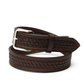 Texas Saddlery Basket Stamped Leather Belt