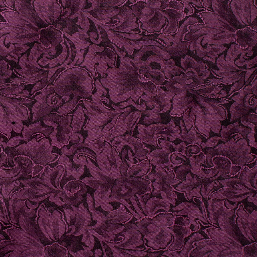 Baroque Silk Wild Rag Blackberry - 34.5"