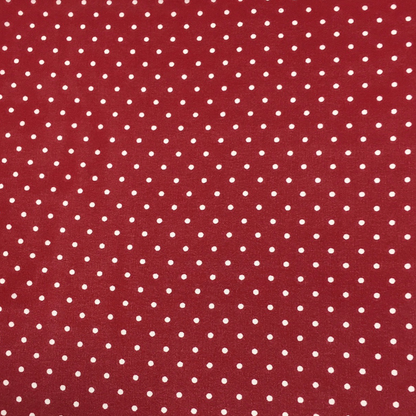 Red Cowboy Polka Dot Silk Wild Rag