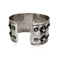 Starry Stamped Silver Cuff by Rocki Gorman
