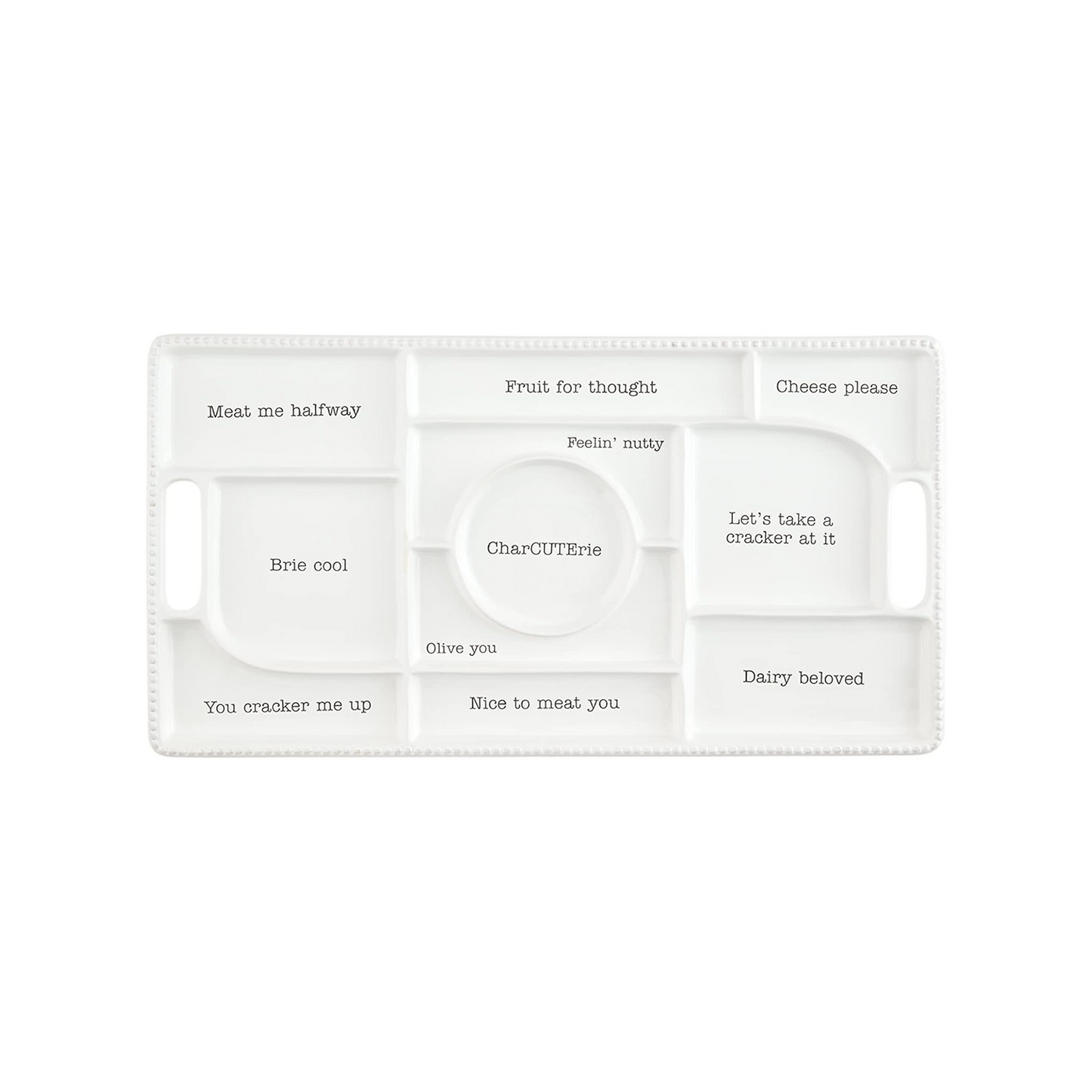 Punny Provisions Ceramic Charcuterie Board