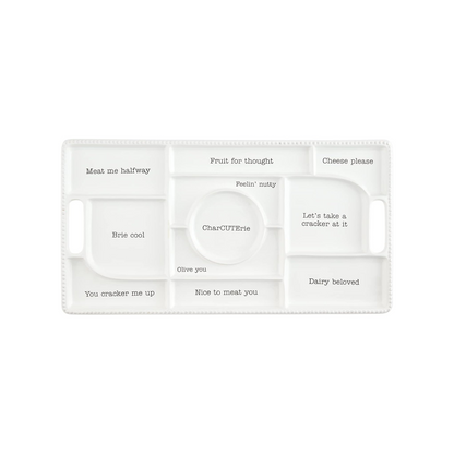 Punny Provisions Ceramic Charcuterie Board