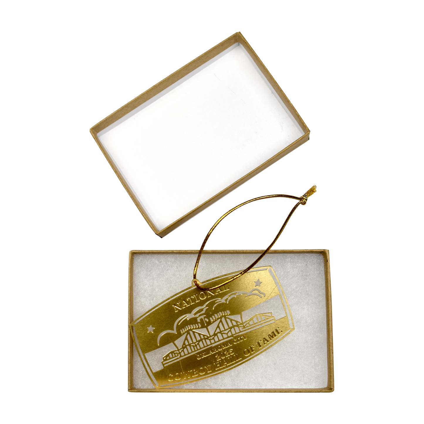 Museum Store Christmas Ornament 2025 - Vintage Buckle Design