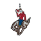 Coreen Cordova Bucking Bronco Cowboy Pendant