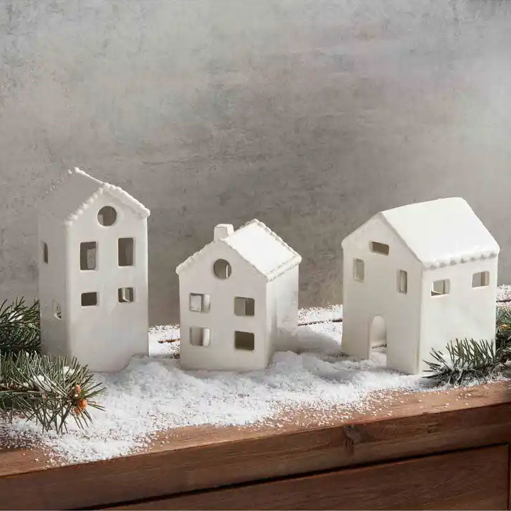 White Christmas House Sitter - Large