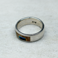 Studio GL Abstract Blue Opal Inlay Band Ring