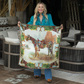 Fringe "Haute Horse" by Amy Moorehouse Silk Wild Rag