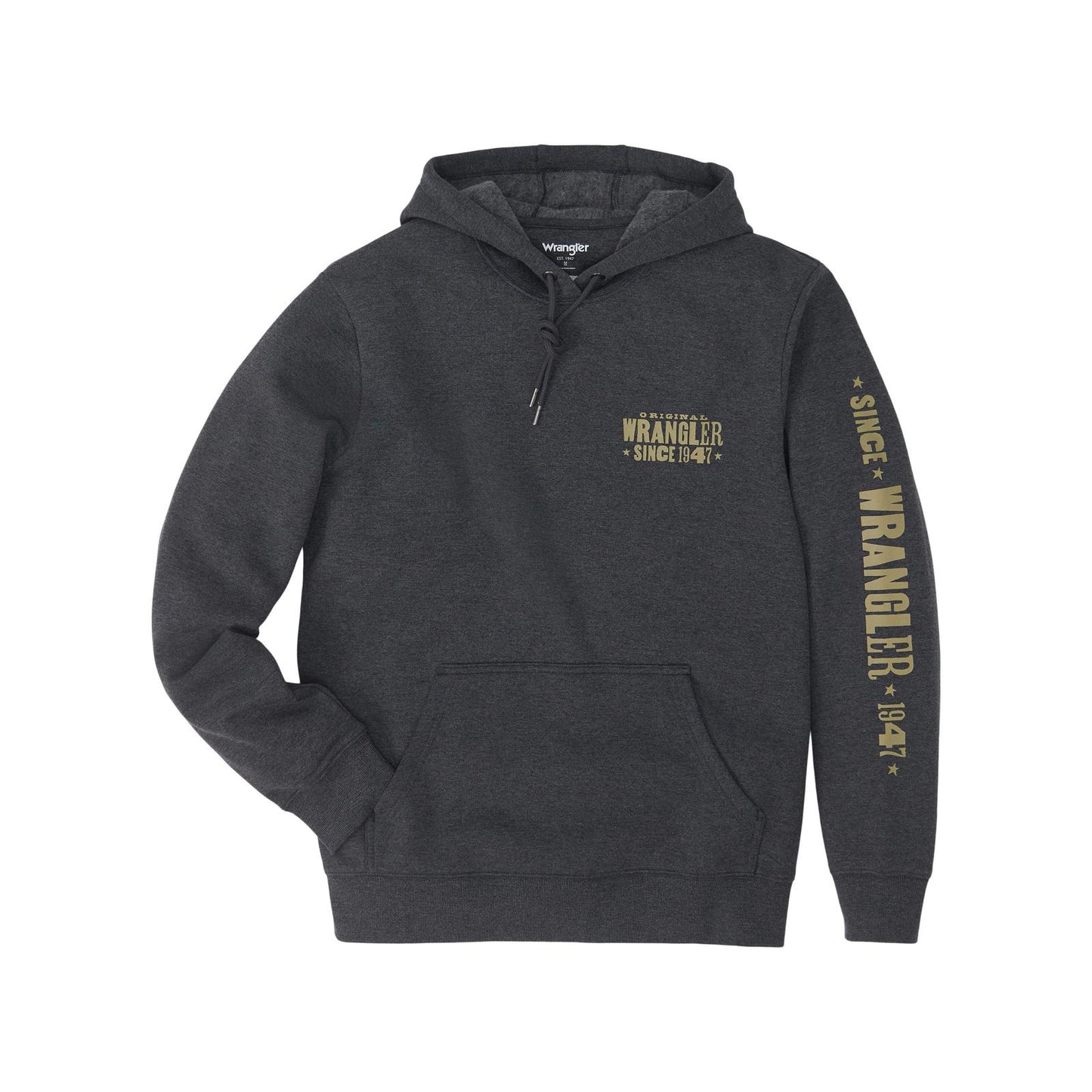 Wrangler Men's Since 1947 Graphic Logo Pullover Hoodie - Graphite