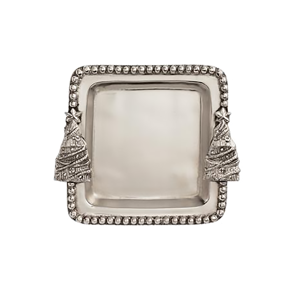Cast Aluminum Christmas Trinket Trays