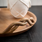 Twisted Handle Mango Wood Tray