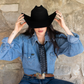 Fringe "Howdy" Silk Twilly