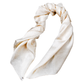 Ivory Jacquard Silk Wild Rag