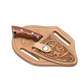 Texas Saddlery Floral Leather Knife Sheath with Knife