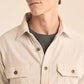 Pendleton Men's Burnside Doublebrushed Flannel Shirt - Natural Heather