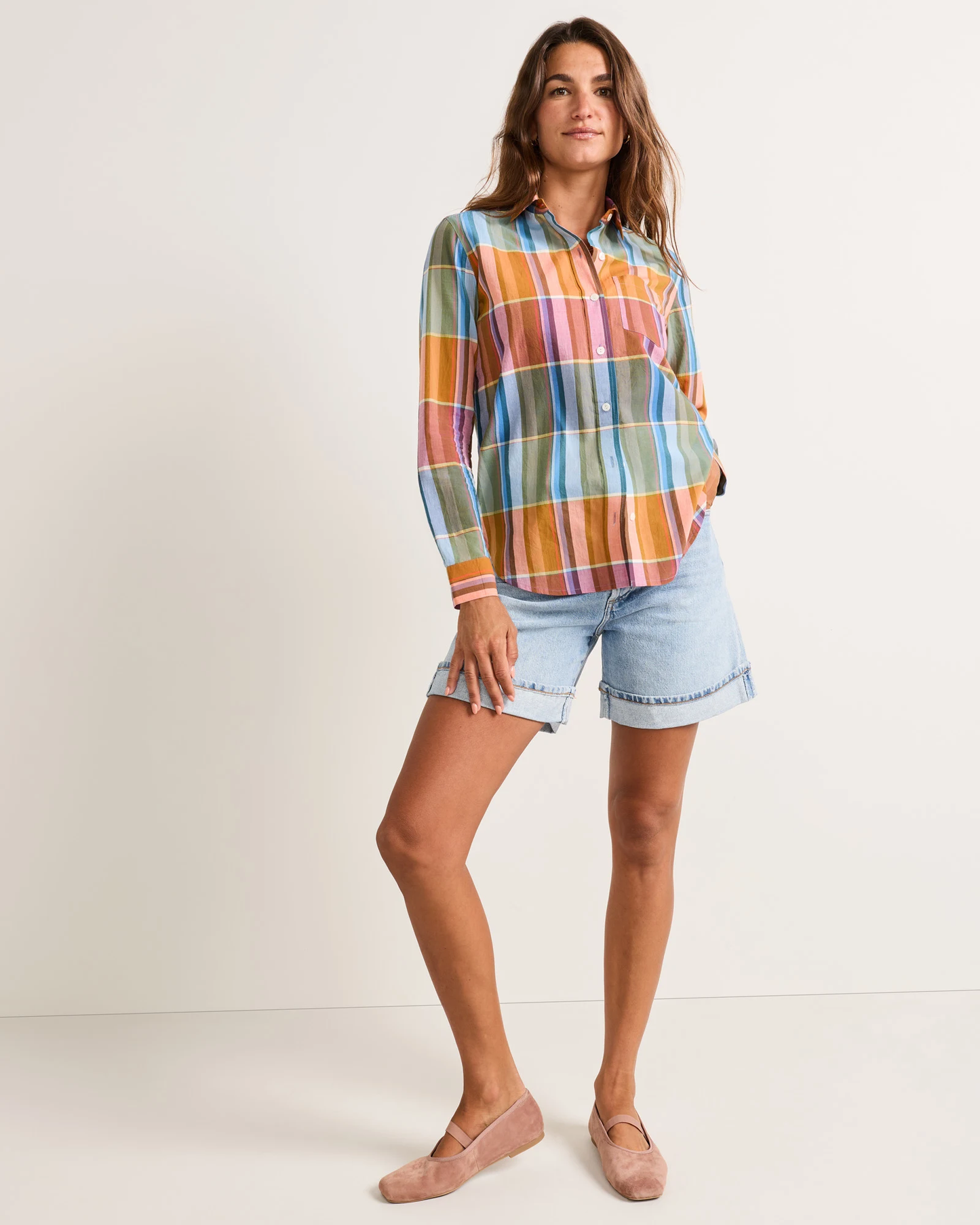 Pendleton Women's Plaid Perfect One Pocket Shirt