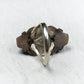 Multi-Stone Channel Inlay Marquise Ring with Etched Border