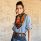 Fringe "Son of The West" by Kevin Chupik Silk Wild Rag