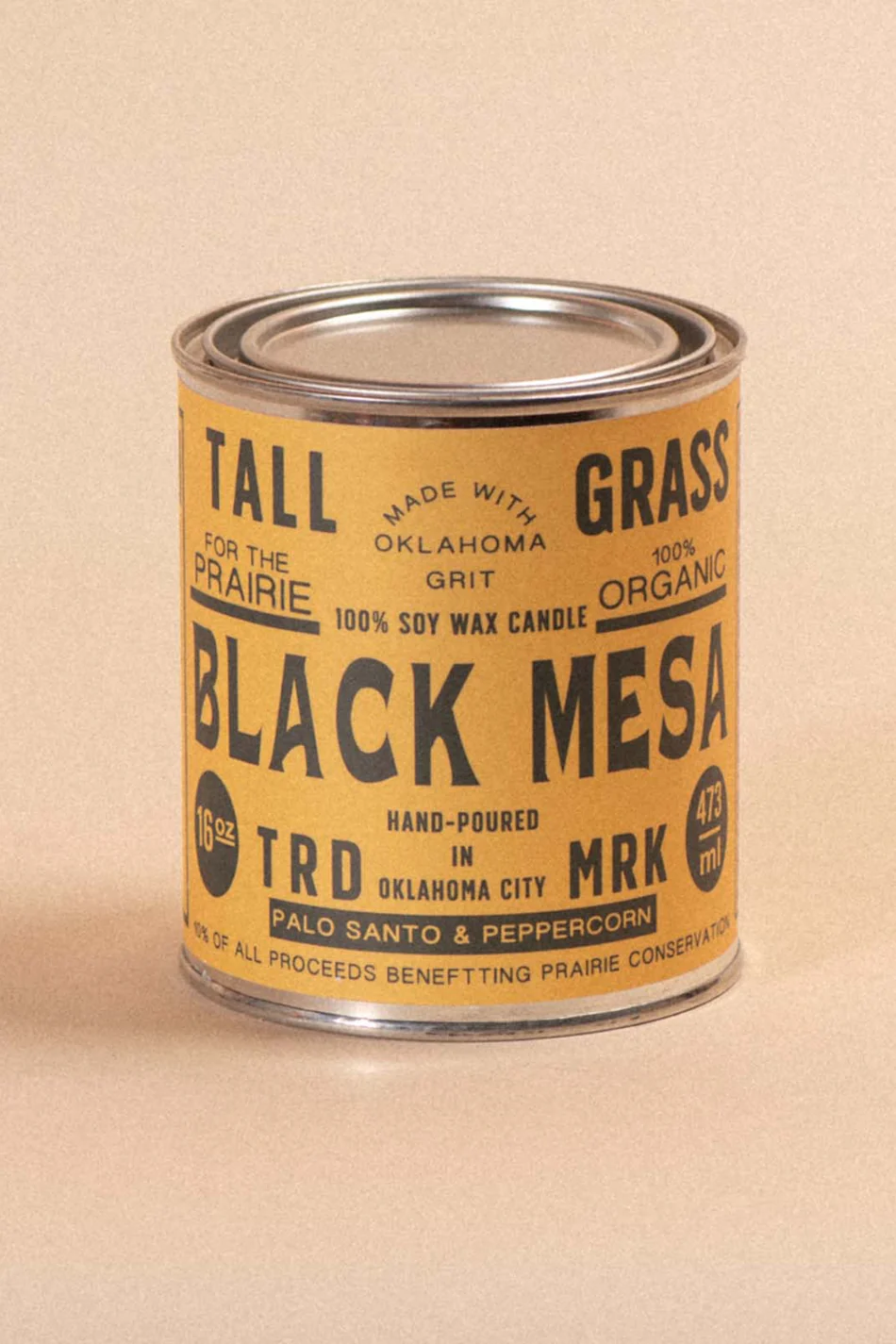 Black Mesa: Palo Santo + Peppercorn Soy Wax Candle