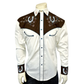 Rockmount Men's Vintage Two-Tone Horseshoe Embroidered Western Shirt